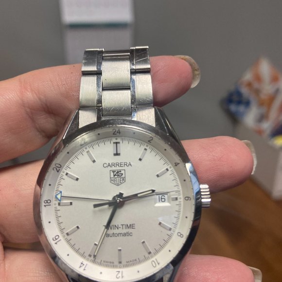 Tag Hauer Carrera twin-time watch